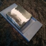 Seifenschale mit Abfluss - Blau