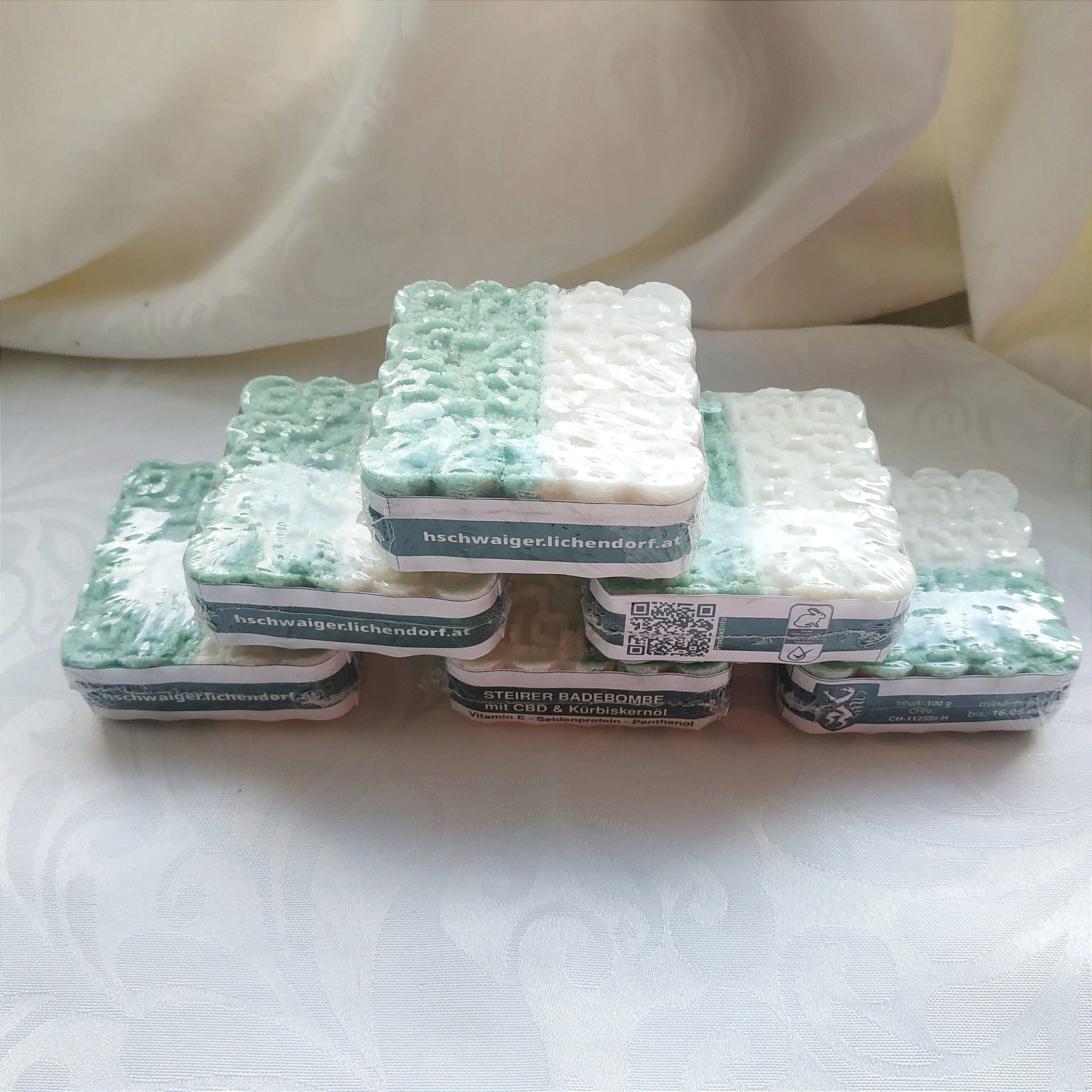 Steirer Badebombe mit BIO-Kürbiskernöl