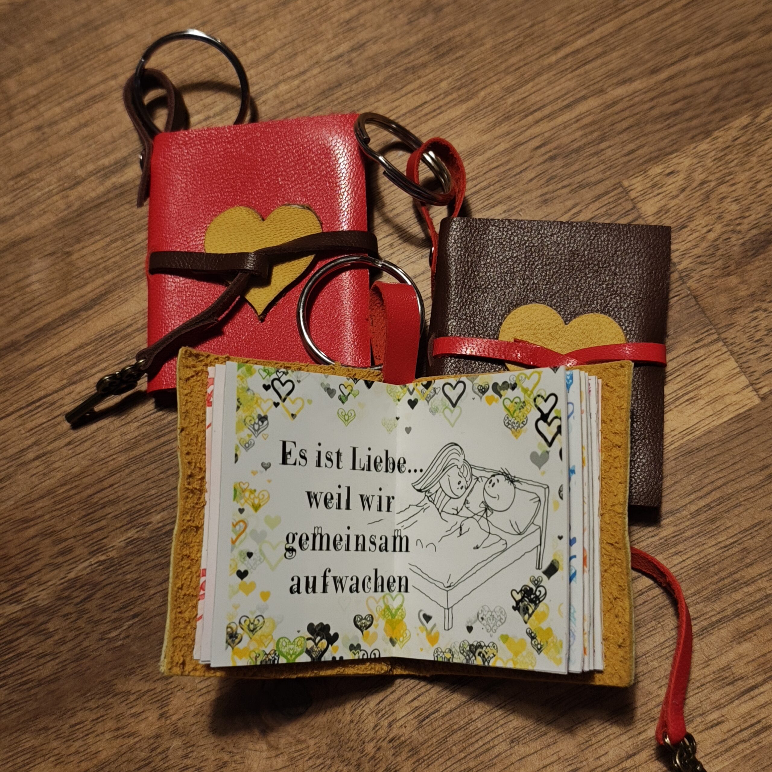 Leder-Minibuch- Es ist Liebe – Bild 12