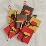 Leder-Minibuch- Es ist Liebe