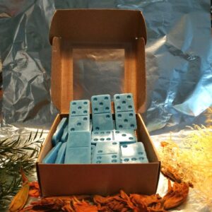 Wachsschmelzen Domino Zimt 140 g blau